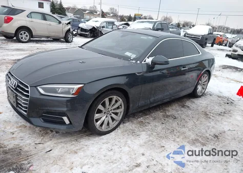 2018 Audi A5 2.0T Premium z USA, uszkodzony, nr VIN WAUPNAF56JA004829